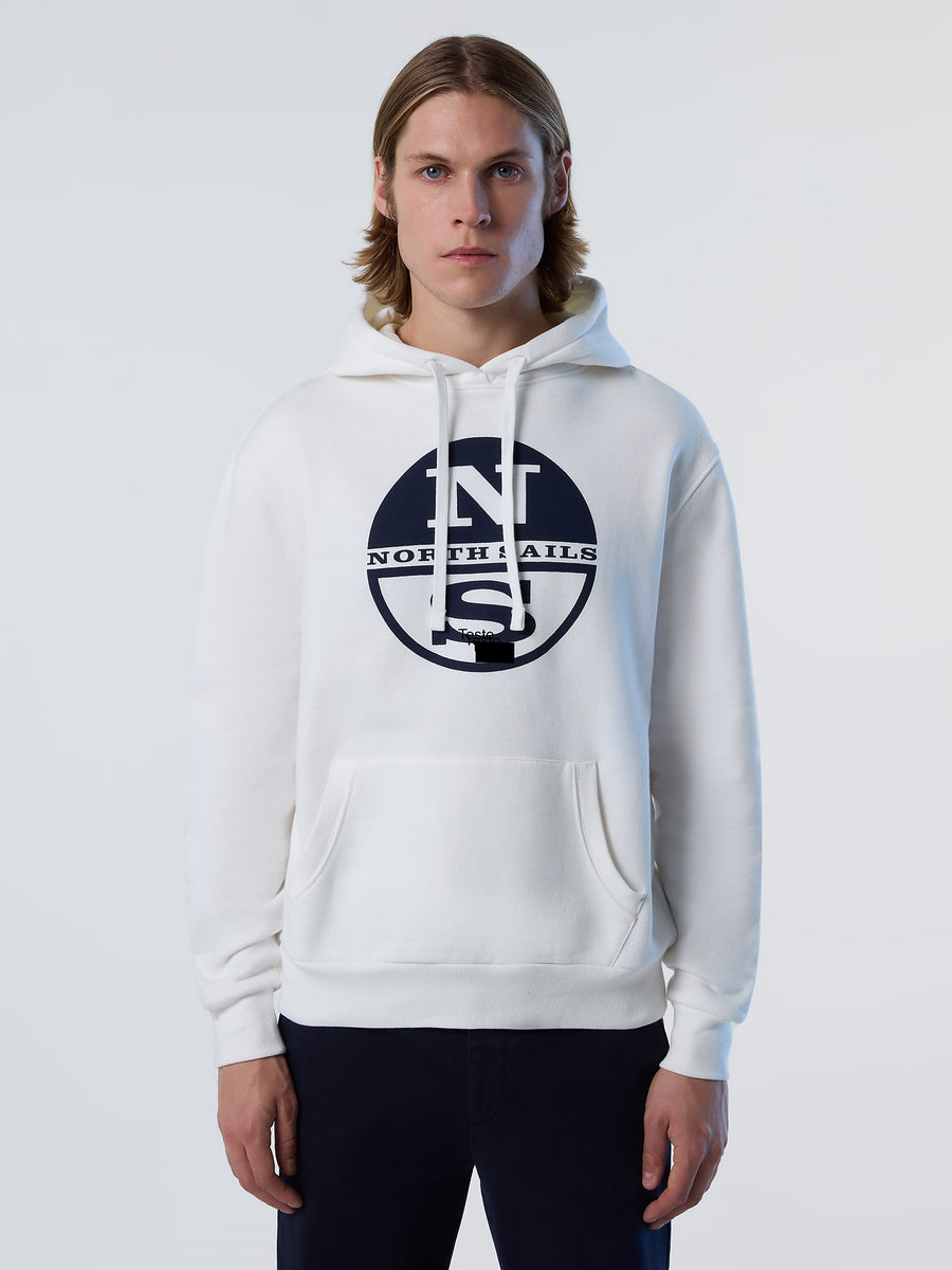 Hoodie with maxi logo print | North Sails
