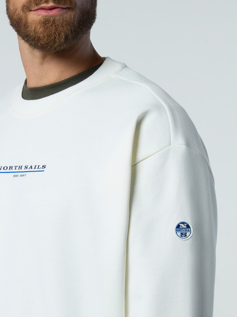 7 | Marshmallow | crewneck-sweatshirt-with-graphic-691164