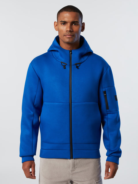 1 | Ocean blue | hooded-full-zip-sweatshirt-with-logo-691194