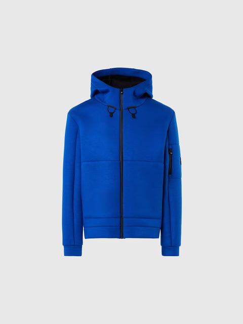 hover | Ocean blue | hooded-full-zip-sweatshirt-with-logo-691194