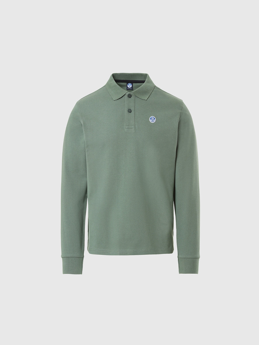 hover | Military green | ls-polo-with-logo-692403