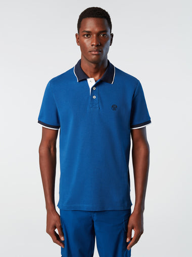 1 | Ocean blue | ss-polo-with-graphic-692418