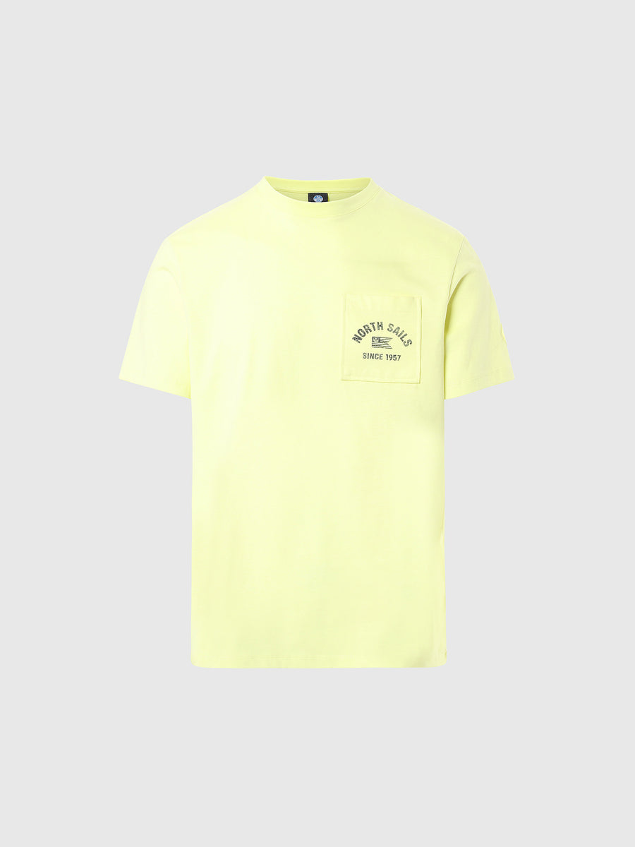 hover | Light sulphur | ss-t-shirt-with-pocket-692843