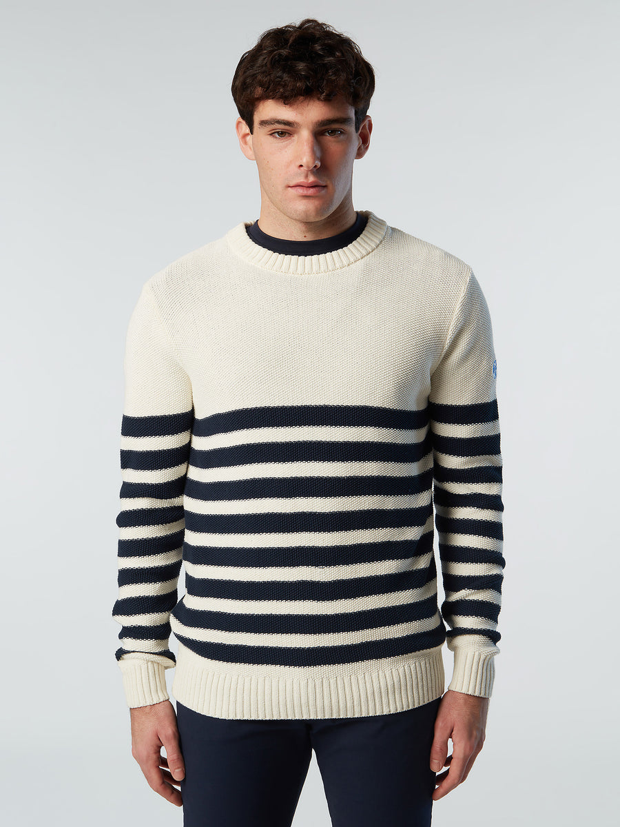 1 | Combo 2 699567 | crewneck-with-stripes-7gg-699567