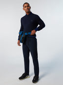 5 | Navy blue | mockneck-12gg-knitwear-699857