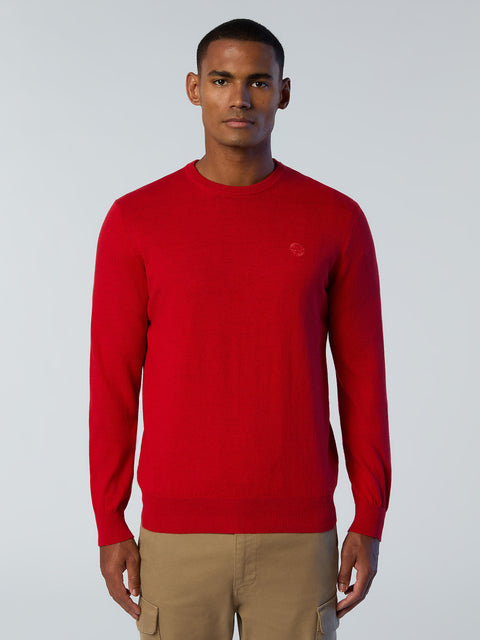 1 | Red lava | crewneck-12gg-knitwear-699858