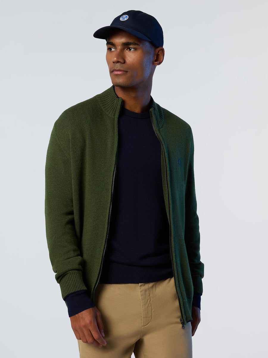 2 | Ivy green | full-zip-7gg-knitwear-699864