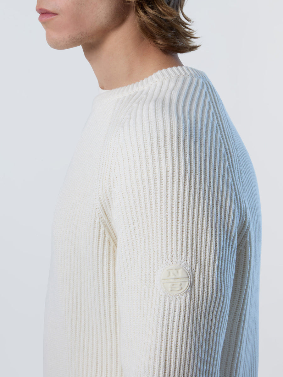 6 | Marshmallow | crewneck-5gg-knitwear-699867