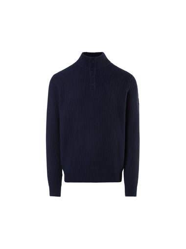 hover | Navy blue | half-button-5gg-knitwear-699870