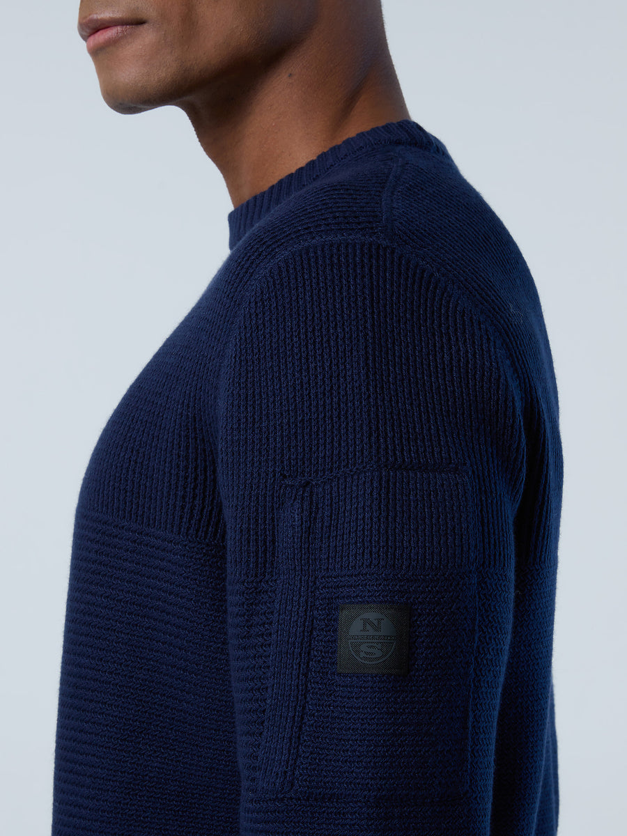 6 | Navy blue | crewneck-7gg-knitwear-699872