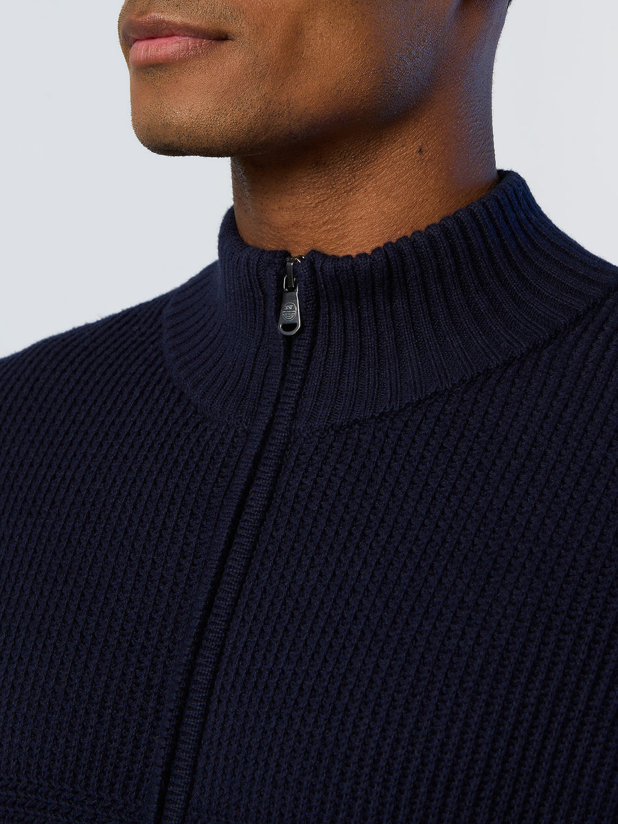 6 | Navy blue | full-zip-7gg-knitwear-699873