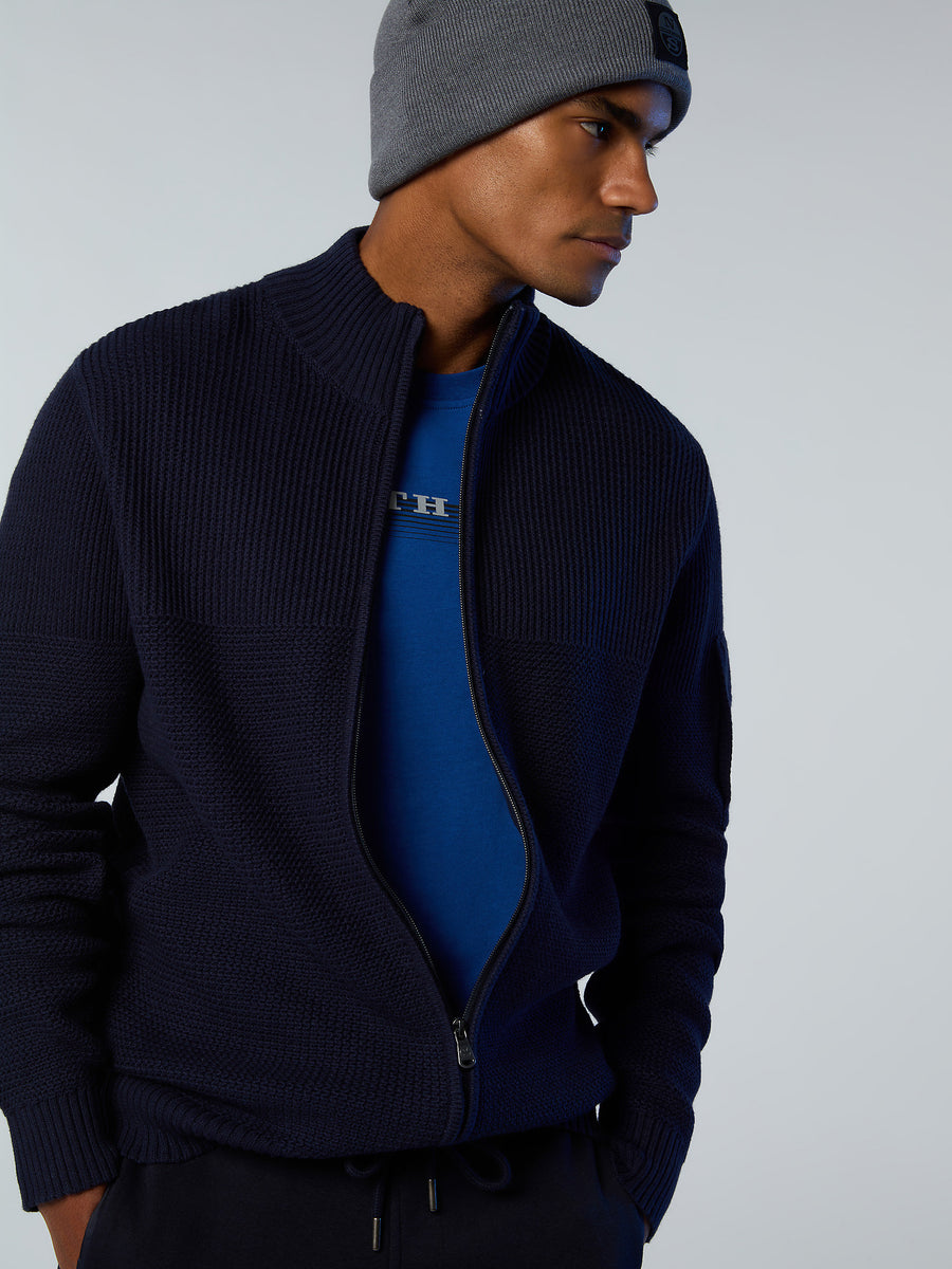 2 | Navy blue | full-zip-7gg-knitwear-699873