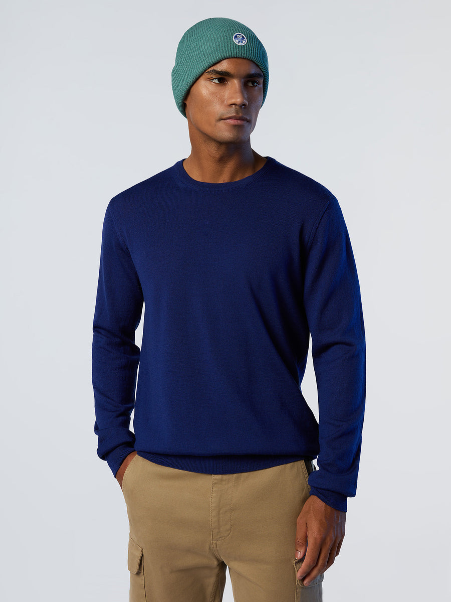 2 | Ocean blue | crewneck-12gg-knitwear-699892