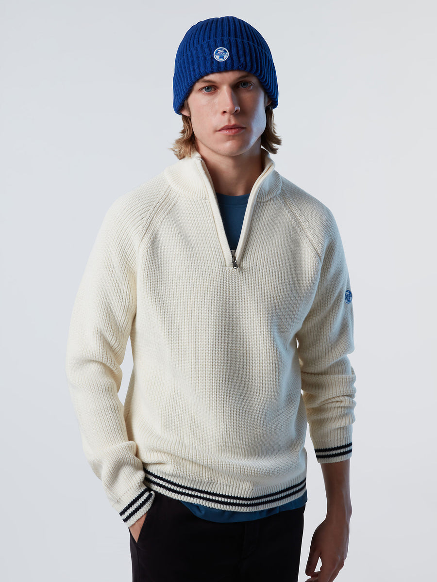 2 | Marshmallow | half-zip-7gg-knitwear-699898