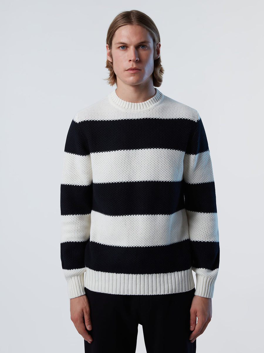 Maxi striped sweater