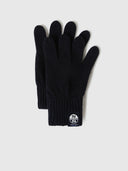 hover | Navy blue | eco-cashmere-blend-gloves-727145