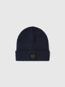 hover | Navy blue | recycled-blended-cotton-beanie-727147