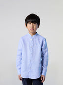 1 | Light blue | shirt-sl--mandarin-collar-764142