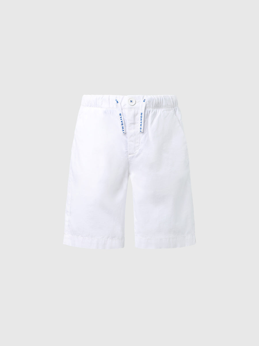 hover | White | chino-shorts--with-elastic-waist-775370