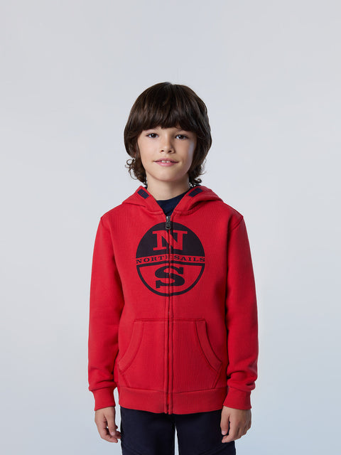 1 | Red lava | hooded-full-zip-sweatshirt-with-graphic-794429