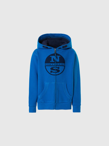 hover | Imperial blue | hooded-full-zip-sweatshirt-with-graphic-794429