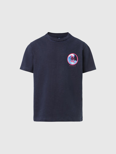 hover | Navy blue | t-shirt-with-graphic-795045