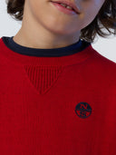 6 | Red lava | crewneck-12gg-knitwear-796170