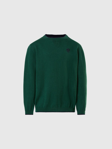 hover | Hunter green | crewneck-12gg-knitwear-796170