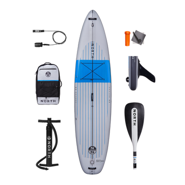 2 | Sky Grey | North Pace Tour SUP Inflatable Package