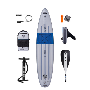 2 | Sky Grey | North Pace Wind SUP Inflatable Package