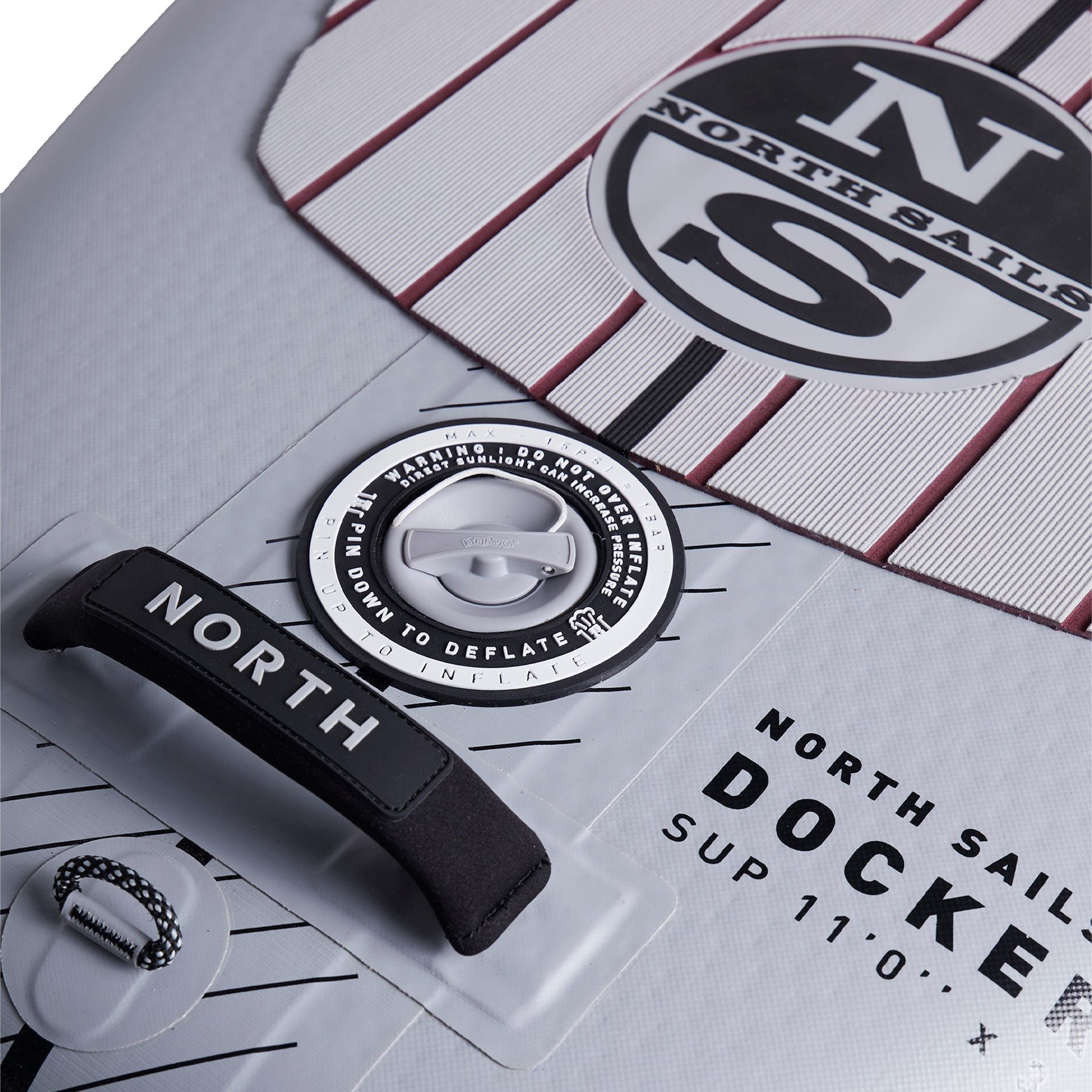 6 | Sky Grey | North Docker SUP Inflatable Package