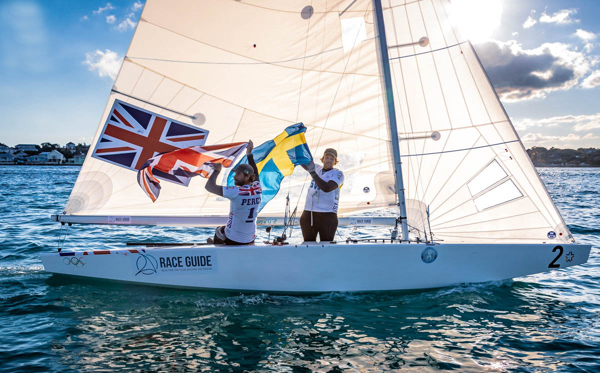 Congratulations to Iain Percy and Ander Ekstrom 📸 Star Sailors League | Giles Morelle