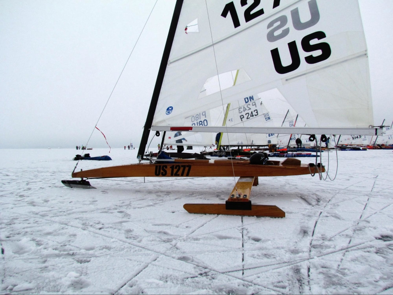 DN Iceboating New England Champs Family Fun North Sails