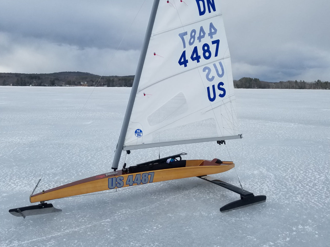 DN Iceboating New England Champs Family Fun North Sails